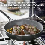 Набор керамической посуды GreenPan GP5, 14 предметов, коричневый - фото 8