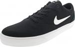 Кроссовки NIKE SB Check Solarsoft Canvas, Black Black Weiß 002 - фото 2