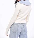 Свитер Nedda белого цвета Fore Collection - фото 2