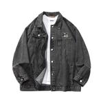 Джинсовая курка Unisex BRUMAIRE, черный топ и белый свитшот - фото 2