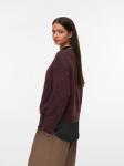 VERO MODA Свитер 'VMIngrid' в цвете Wine Red - фото 4