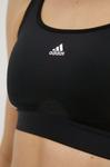 Спортивный бюстгальтер PowerReact adidas Performance, черный - фото 6