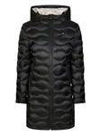 Стеганое пальто с капюшоном Lyne Blauer, черный - фото