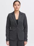 Блейзер ICHI IXKATE PINSTRIPED BL, темно-серый - фото 2