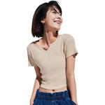 Футболка женская GAP, белый - фото 8