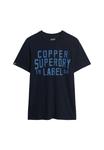 Футболка Superdry Copper, Navy/Dusty blue - фото