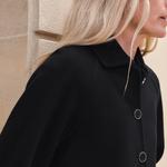 Куртка женская черная Hermes - фото 2