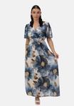 Платье Elara Maxi dress, Blau/Mottled Dark Blue - фото