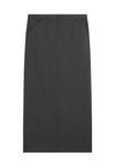 Юбка Massimo Dutti A-line skirt, Dark Grey - фото 3