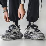 Дышащие низкие массивные кроссовки men's TAFN, серый - фото 9