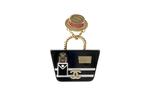 CHANEL Brooches Women's Gold Black - фото 2