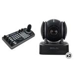 Bolin Technology N2-210X NDI|HX3 2-камерный комплект PTZ и контроллер NDI (черный) - фото