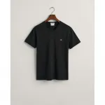 Футболка Gant Shield short sleeve v neck, черный - фото 3