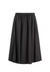 Юбка Massimo Dutti FLARED MIDI WITH ELASTICATED WAISTBAND , Black - фото 5