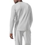 Футболка Elevate Waffle Long мужская Alo Yoga, Ecru/Bone - фото 10