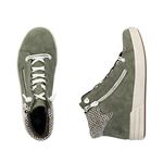 Ботильоны на шнуровке Rieker, Olive - фото 10