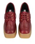 Туфли на шнуровке Stella Mccartney, бордовый - фото 4