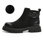 Челси Ботинки Мужские Kemaron, цвет Black Fleece-Lined - фото 5