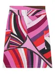 Юбка миди с принтом Iride Pucci Junior, розовый - фото 2