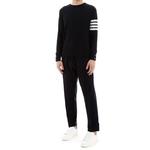 Свитер в полоску 4 Bar THOM BROWNE, синий - фото 4