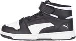 Кроссовки Rebound Layup Synthetic Leather Hook and Loop PUMA, цвет Puma Black/Puma White - фото 4