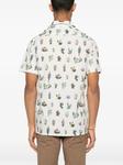 Рубашка с принтом PS Paul Smith Prickly Pear, белый - фото 4