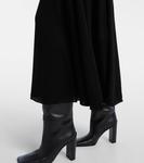 Платье-миди с вырезом в виде сердца Alaïa, Noir Alaia - фото 5