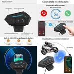 Шлем модульный Guenzo Modular Bluetooth, черный - фото 5