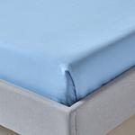 Простыня Homescapes, 240x275 см, синий - фото 3