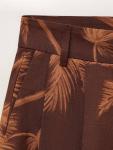 Шорты с пальмовым принтом Lana Mango, Brown - фото 5