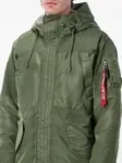 Парка Studio Field Alpha Industries, зеленый - фото 3