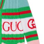 Кардиган женский Adidas x Gucci, зеленый - фото 5