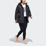 Стеганая куртка женская черный Adidas - фото 4