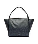 Сумка шоппер Tous Kaos mini lines с фирменным принтом, серый - фото