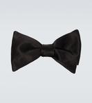 Шелковый галстук-бабочка Giorgio Armani, черный - фото