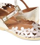 Кожаные балетки Laminato PèPè, Oro - фото 5