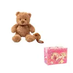 Плюшевая кукла Capybara Backpack Bear высотой 35 см LEVENKENESS - фото