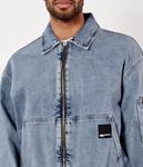 Джинсовая куртка-бомбер Loose fit Karl Lagerfeld Jeans, синий - фото 4