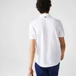 Мужская поло LACOSTE, белый - фото 4