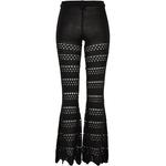 Леггинсы Urban Classics Flared Crochet High Waist, черный - фото 4