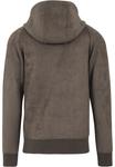 Толстовка с капюшоном Urban Classics Imitation Suede Hoody, оливковый - фото 2