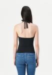 Топ Hollister Co. THICK STRAP HALTER, Black - фото 3