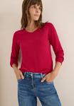 Топ Cecil V-NECK LANGARM, Rot/Dark Red - фото