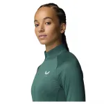 Лонгслив Castore CFE41039 half zip, зеленый - фото 3