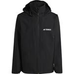 Adidas Мужская черная дождевая куртка, Black - фото