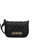 Сумка через плечо с логотипом Love Moschino, черный - фото