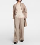 Кашемировый топ exeter The Row, бежевый - фото 2