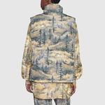 Жилет женский Gucci x The North Face, серый / коричневый - фото 4