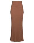 Юбка макси Gai Mattiolo, коричневый - фото