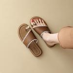 Женские тапочки Slide FIVE PLUS, бежевый - фото 11